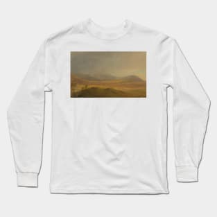 Mountainous Landscape IV by Frederic Edwin Church Long Sleeve T-Shirt
